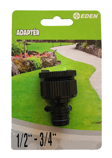 Adaptér zahradní 1/2"-3/4" Eden, 108988
